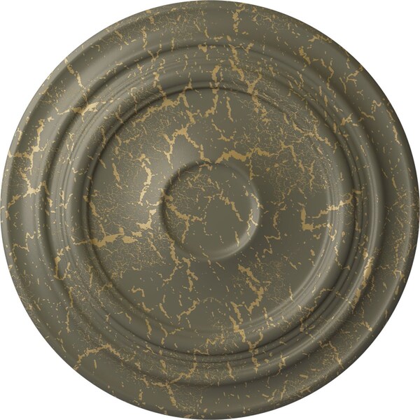 Ekena Millwork Giana Ceiling Medallion (Fits Canopies up to 7 7/8"), 32 5/8"OD x 1 1/2"P, Witch Hazel Crackle CM32GIWHC - main